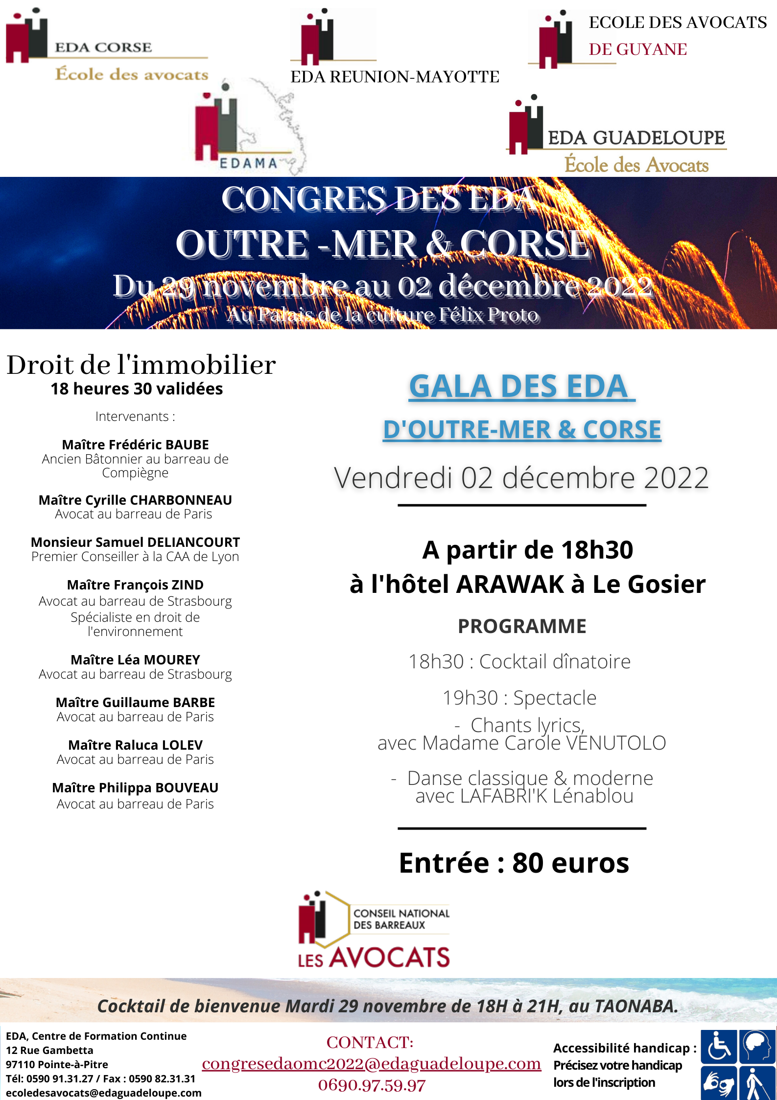 GALA DES EDA D'OUTRE-MER & CORSE - le 2 décembre 2022