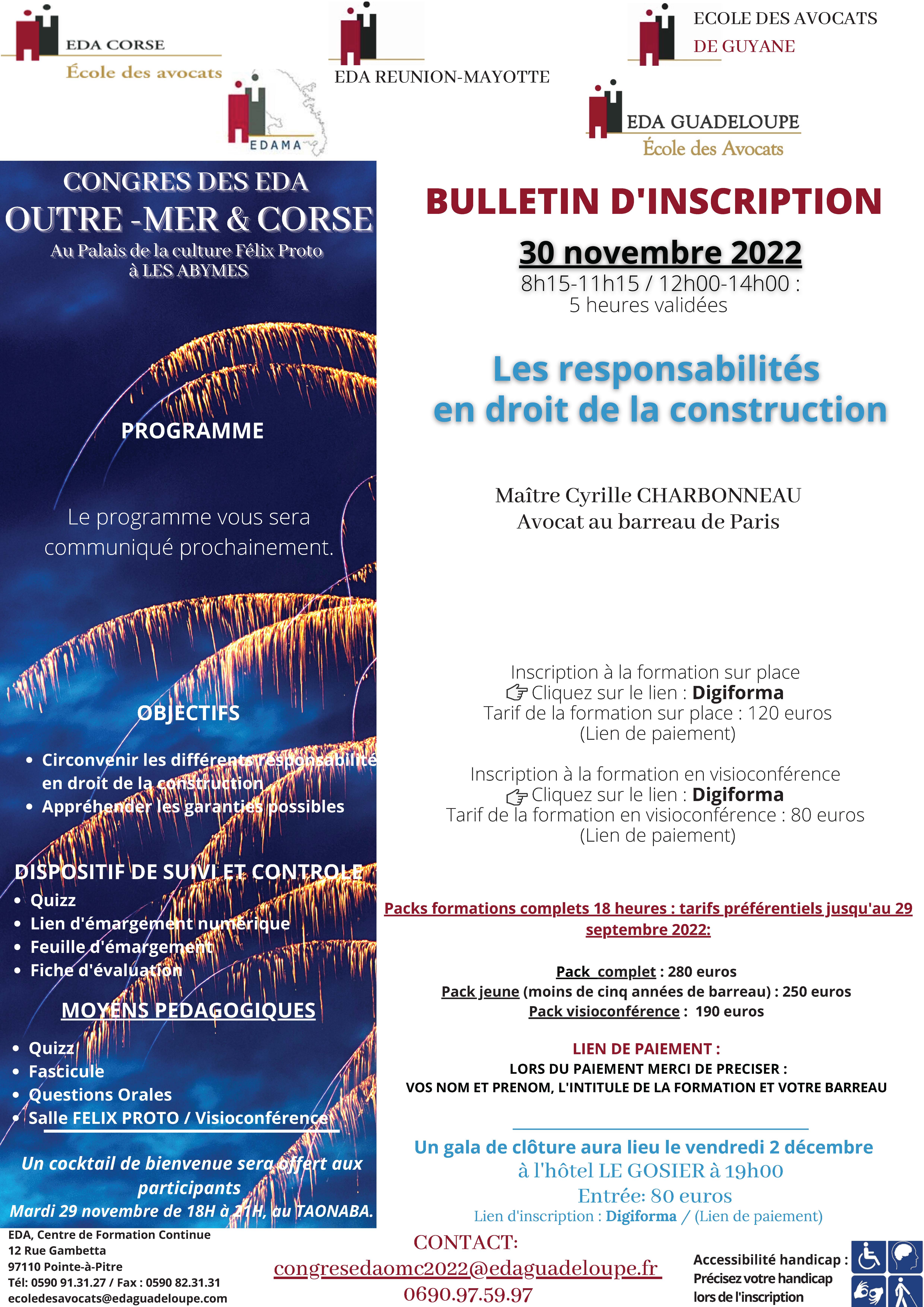 LES RESPONSABILITES EN DROIT DE LA CONSTRUCTION